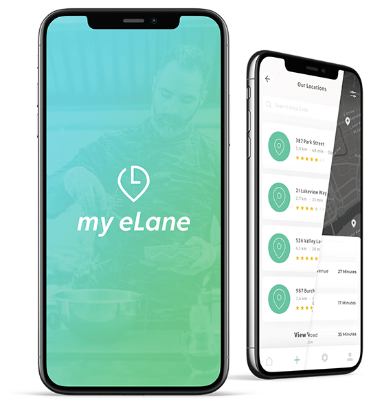 my eLane mobile ordering app features image